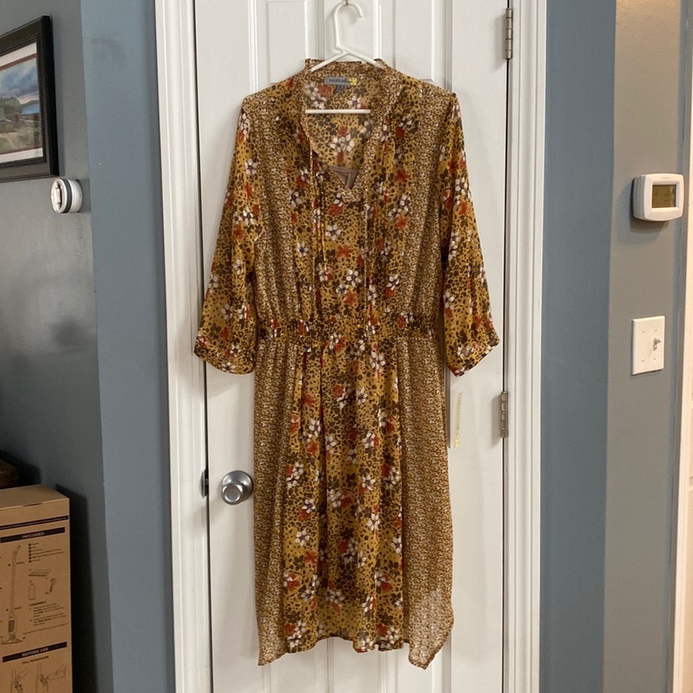 NWT peasant style semi sheer dress from Dress Barn